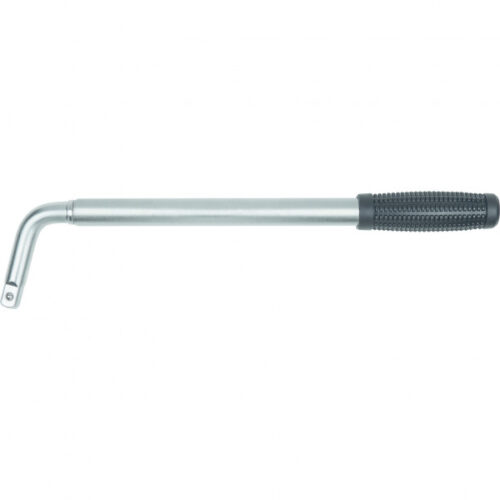 Bata de forta telescopica KS TOOLS 518.1130, antrenor 1/2 inch, lungime 370-535 mm, pentru piulite roti, otel crom vanadiu