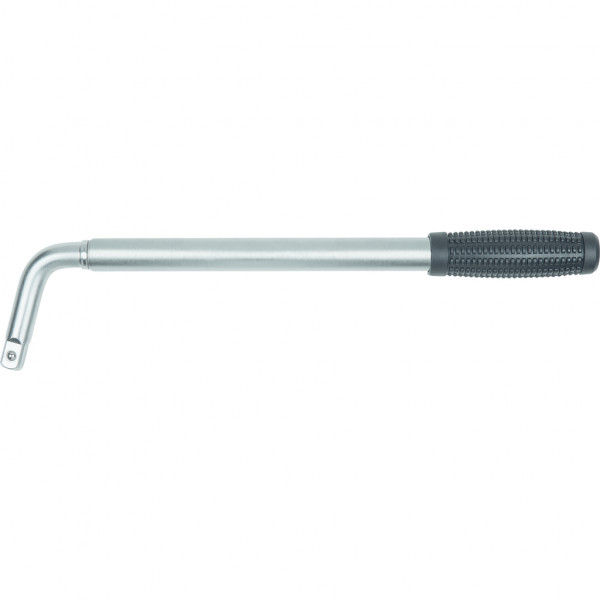 Bata de forta telescopica KS TOOLS 518.1130, antrenor 1/2 inch, lungime 370-535 mm, pentru piulite roti, otel crom vanadiu