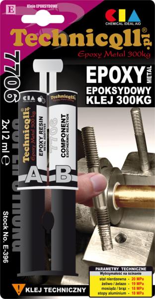 Adeziv metalic cu doua componente, epoxi Epoxy Metal 24 ml