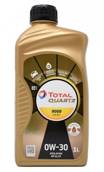 Ulei motor TOTAL Quartz 9000 Energy 0W30 213767, volum 1 litru, ACEA A3/B4, sintetic