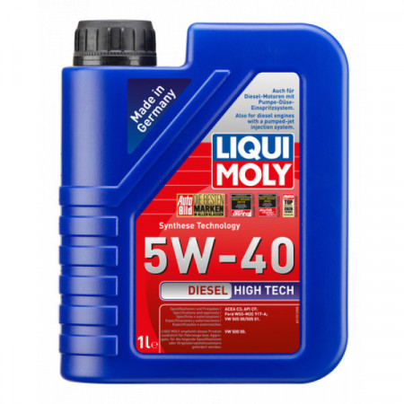 Ulei motor LIQUI MOLY Diesel Hightech 5W40 2679, volum 1 litru, sintetic