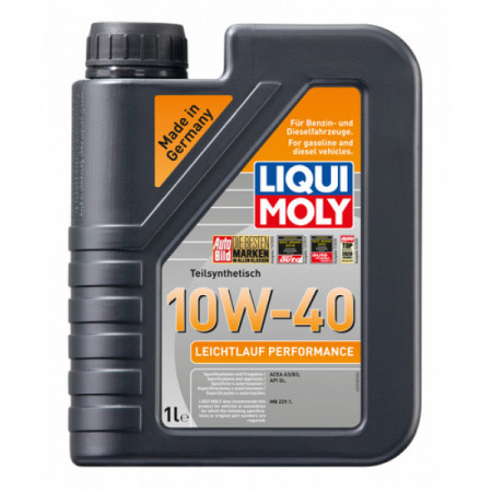 Ulei motor LIQUI MOLY Leichtlauf Performance 10W40 2535/2338, volum 1 litru, semi sintetic