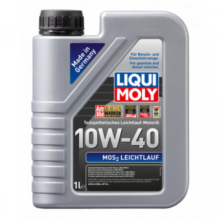 Ulei motor LIQUI MOLY Leichtlauf MOS2 10W40 2626, volum 1 litru, semi sintetic