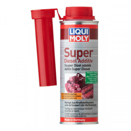 Aditiv diesel LIQUI MOLY Super diesel 8379, volum 250 ml, culoare maroniu, pentru curatare sistem injectie