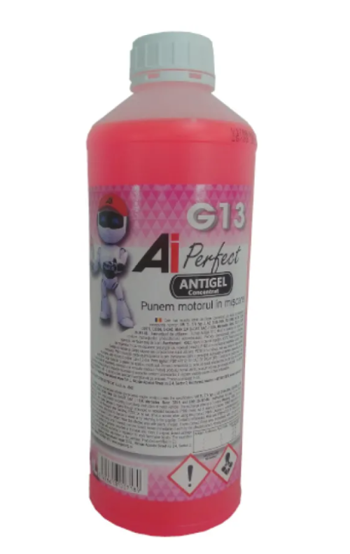 Antigel concentrat AI PERFECT G13, G12 EVO 100AIPG131, mov, volum 1 litru, raport diluare 1:1, temperatura minima acceptata -36 Celsius