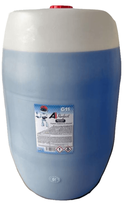 Antigel concentrat AI PERFECT G11 100AIPG1160, albastru, volum 60 litri, raport diluare 1:1, temperatura minima acceptata -32 Celsius