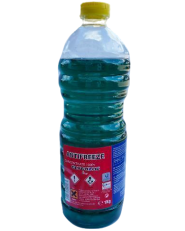 Antigel verde, concentrat, KYNITA Glycoxol G27, volum 0.85 litri, raport diluare 1:1 pentru -30 Celsius, diluare 2:1 pentru -40 Celsius