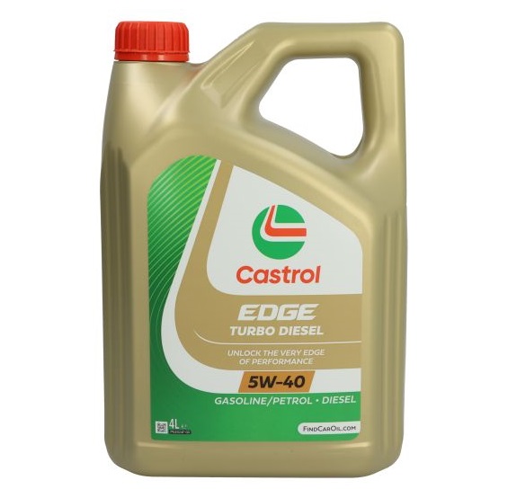 Ulei motor CASTROL EDGE Turbo Diesel 5W40 1535BA, volum 4 Iitri, sintetic
