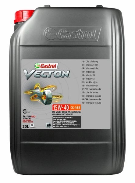 Ulei motor camion CASTROL VECTON CK-4/E9 15W40 15B685, volum 20 litri, mineral