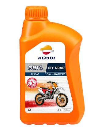 Ulei motor motocicleta REPSOL MOTO OFF ROAD 4T RPP2006MHC, vascozitate 10W40, volum 1 litru, Jaso T 903 - 2006MA, API SJ, sintetic