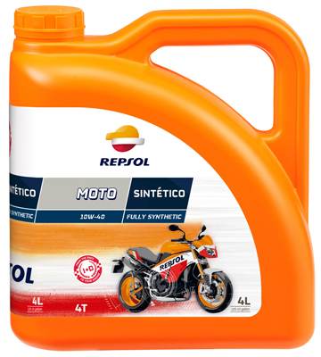 Ulei motor motocicleta REPSOL SMARTER SINTHETIC 4T RPP2064MGB, vascozitate 10W40, volum 4 litri, Jaso T 903-98, API SG, sintetic