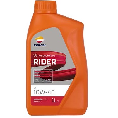 Ulei motor motocicleta REPSOL MOTO RIDER 4T 10W40 RPP2130MHC, volum 1 litru, JASO MA2, mineral
