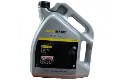 Ulei motor RENAULT CASTROL GTX RN-SPEC 5W30 7711943681, volum 5 litri