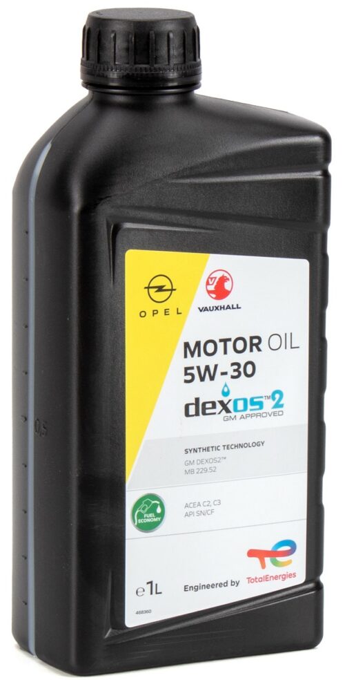 Ulei motor GM by TOTAL ENERGIES Dexos 2 5W30 1684530680, volum 1 litru, sintetic, ACEA C3, API SN/CF