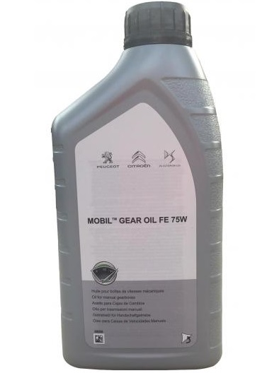Ulei pentru transmisie manuala PEUGEOT CITROEN Mobil Gear Oil FE 9730.AG 75W, volum 1 litru