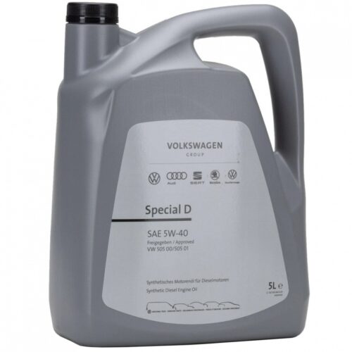Ulei motor VW Group Special D 5W40 GS55505M4EUR, volum 5 litri, A3/B4, VW 505 00 VW/505 01, pentru motor diesel fara DPF