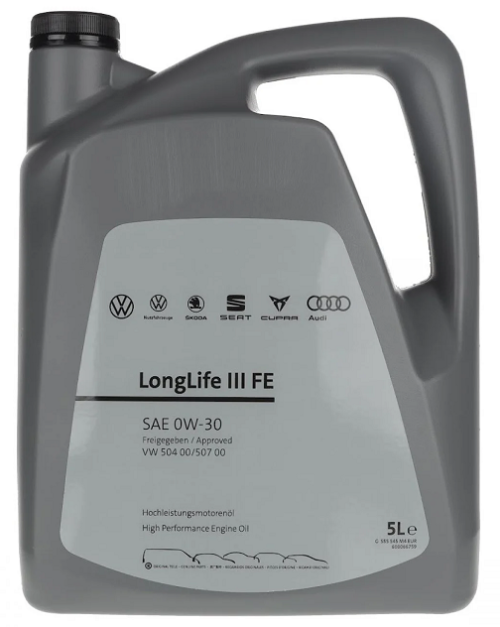 Ulei motor VW Group Longlife III 0W30 VW GS55545M4EUR, volum 5 litri, 504.00/507.00