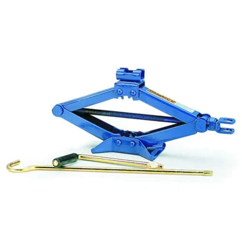 Cric mecanic auto, tip foarfeca, BOTTARI Scissor Jack 24177BT, capacitate ridicare 1 tona, lungime cursa 250 - 350 mm, albastru
