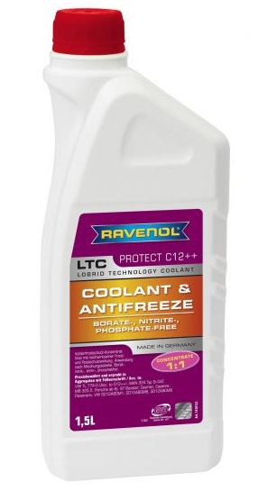 Antigel RAVENOL LTC Si-OAT Concentrate Protect C12++ 1410125-150, mov, volum 1.5 litri, concentrat