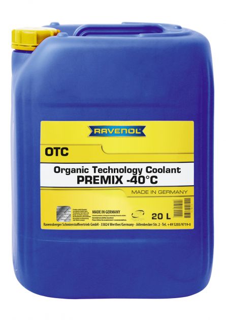 Antigel RAVENOL OTC Protect C12+ 1410112-020, rosu, volum 20 litri, ecologic, prediluat, -40 Celsius