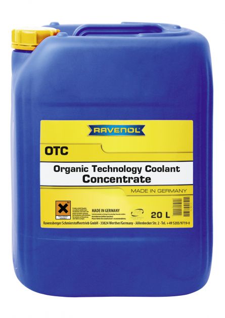 Antigel RAVENOL OTC Concentrate Protect C12+ 1410110-020, rosu, volum 20 litri, concentrat