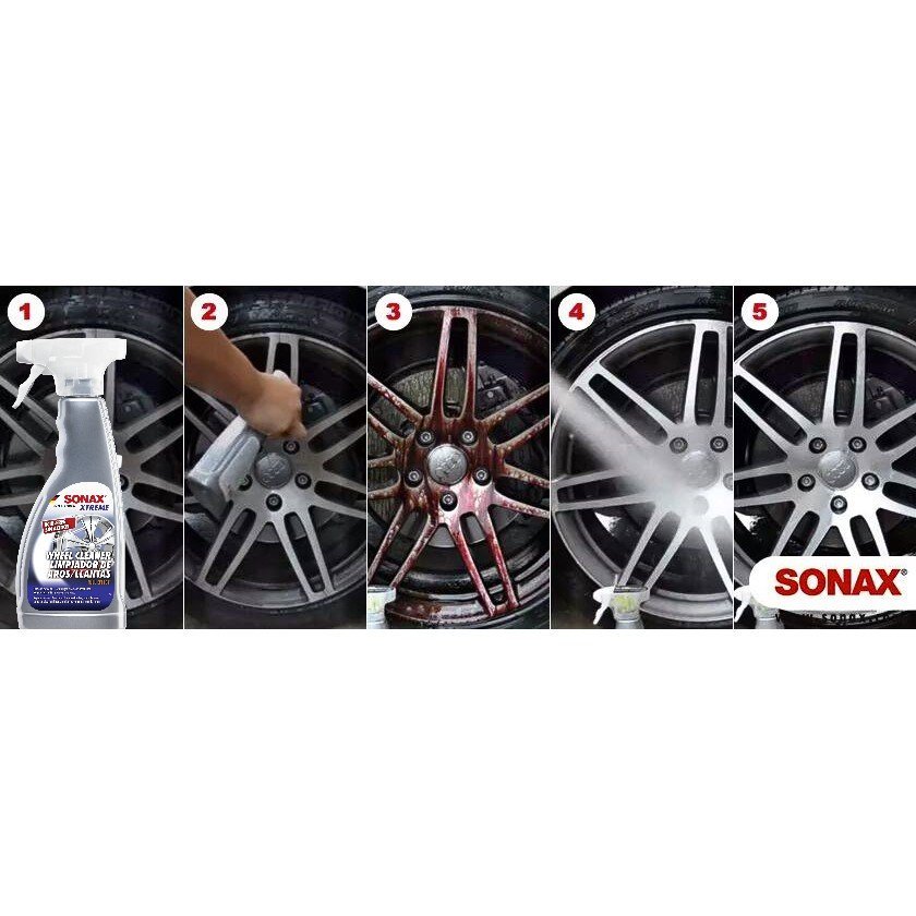 Solutie curatat jante Sonax Xtreme Wheel Cleaner 500ml - imagine 3