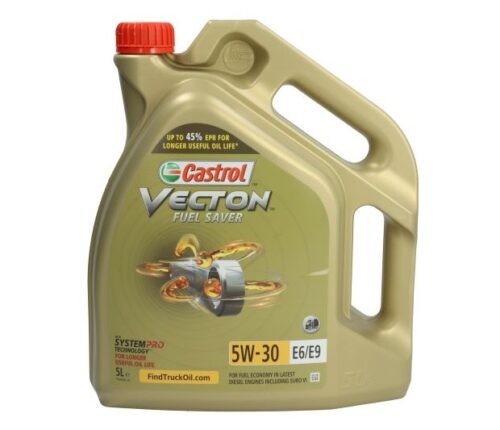 Ulei motor camion CASTROL VECTON Fuel Saver 5W30 E6/E9 159CAC, volum 5 litri, sintetic