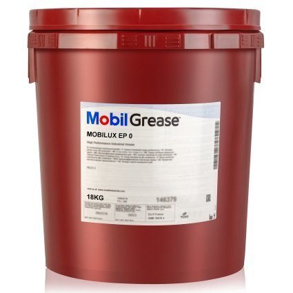 Vaselina MOBIL Grease Mobilux EP 0, 18 kg, pe baza de litiu, recipient galeata