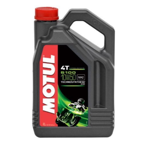 Ulei motor 4T MOTUL 5100 10W50 MA2 Ester 104076, volum 4 litri, semi sintetic