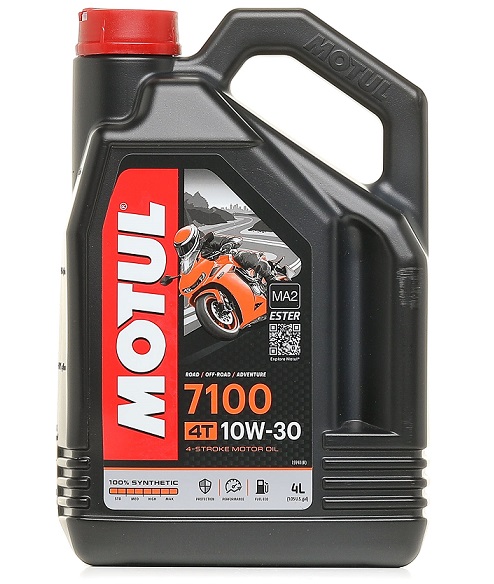 Ulei motor 4T MOTUL 7100 10W30 MA2 Ester 104090, volum 4 litri, sintetic