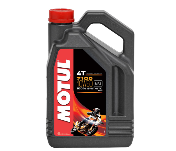 Ulei motor 4T MOTUL 7100 10W60 MA2 Ester 104101, volum 4 litri, sintetic