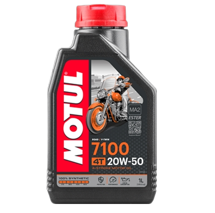 Ulei motor 4T MOTUL 7100 20W50 MA2 Ester 104103, volum 1 litru, sintetic