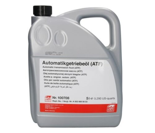 Ulei transmisie automata FEBI BILSTEIN ATF 100708, volum 5 litri, galben
