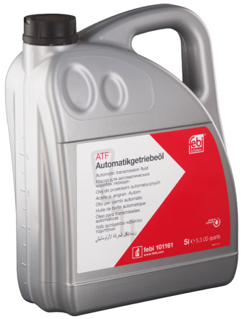 Ulei transmisie automata FEBI BILSTEIN ATF 101161 F, volum 5 litri, rosu