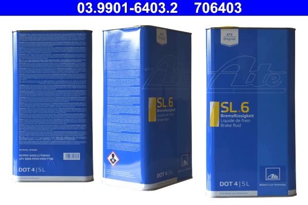 Lichid de frana SL.6 DOT 4 ATE 5L