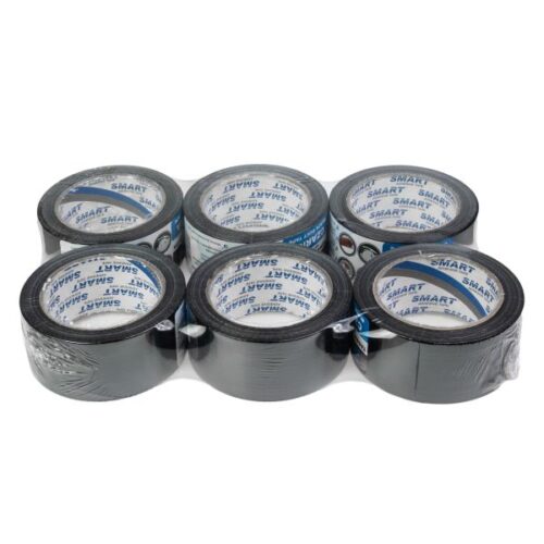 Set 6 bucati banda adeziva de reparatii,negru, lungime 25 m, latime 48mm